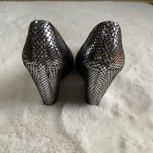 Sparkly Disco Ball Pumps with Wedge Heel - Picture 2 of 4
